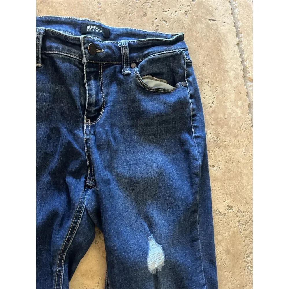 Buffalo by David Bitton Jess Skinny Jeans Size 4/27 Blue Denim‎ Mid Rise